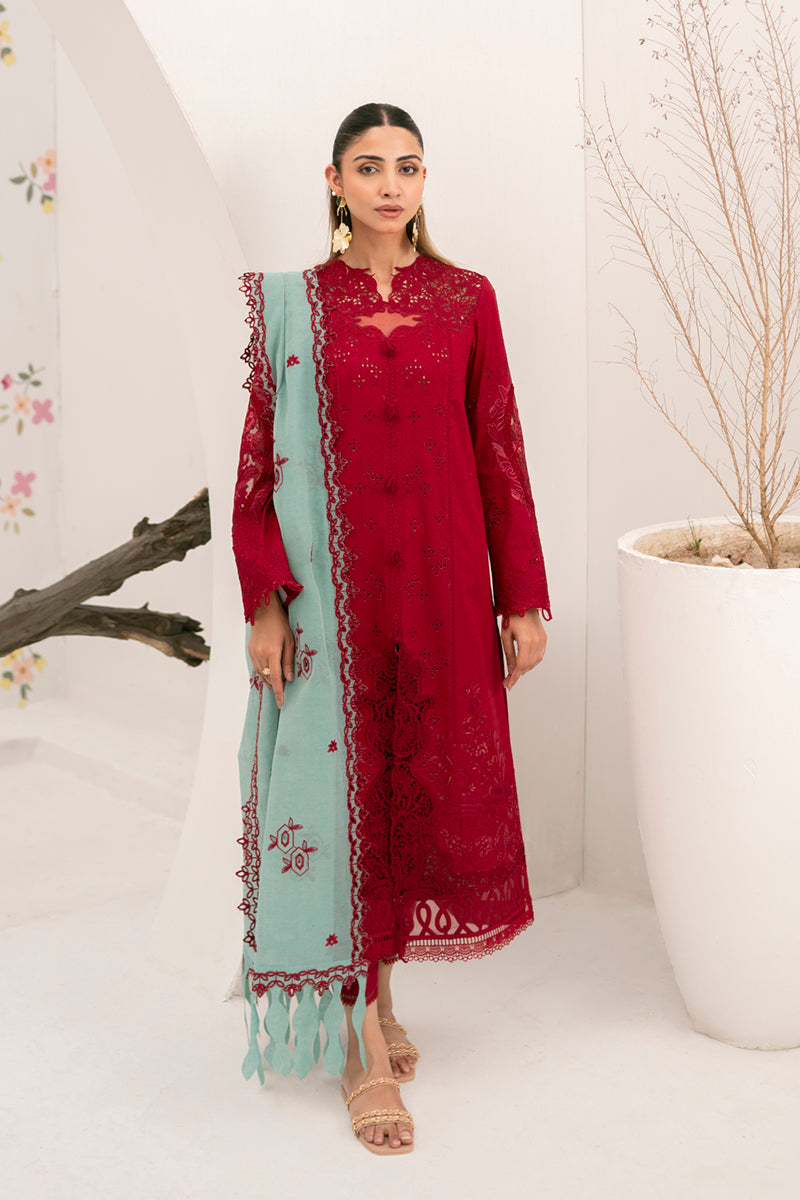Qalamkar | Casual Pret Lawn | NM-02 GIA - House Of Hania