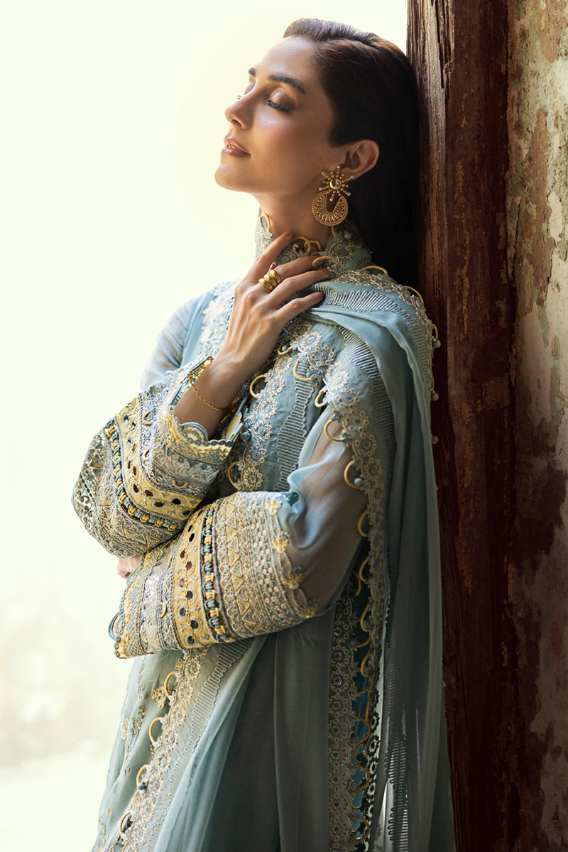 Qalamkar | Chiffon Edit | WC-08 VEVIN - House Of Hania