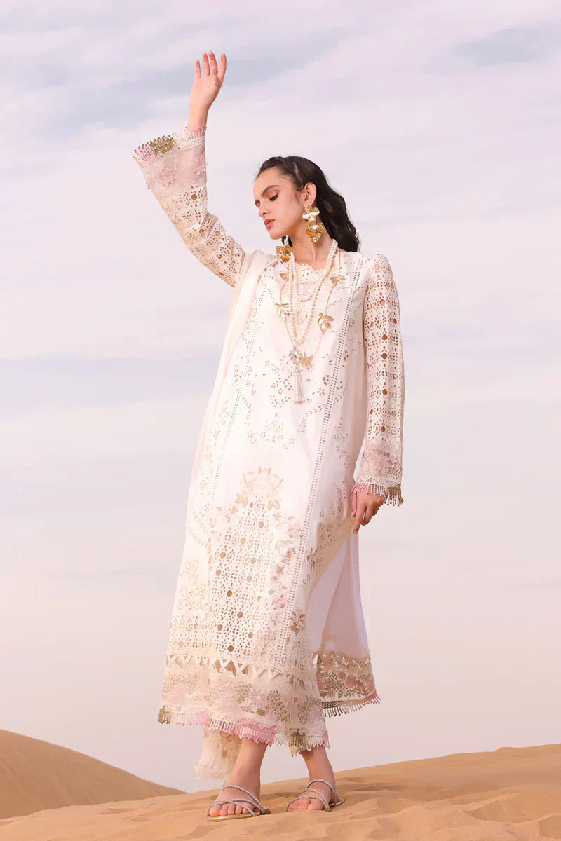 Qalamkar | Chikankari Eid Edit 24 | KM-02 SAOIRSE - House Of Hania