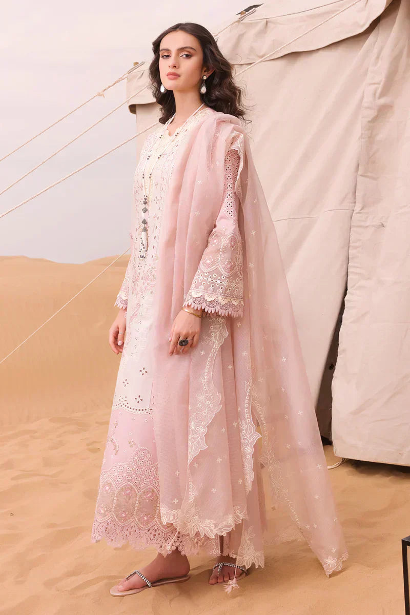 Qalamkar | Chikankari Eid Edit 24 | KM-03 AOIFE - House Of Hania