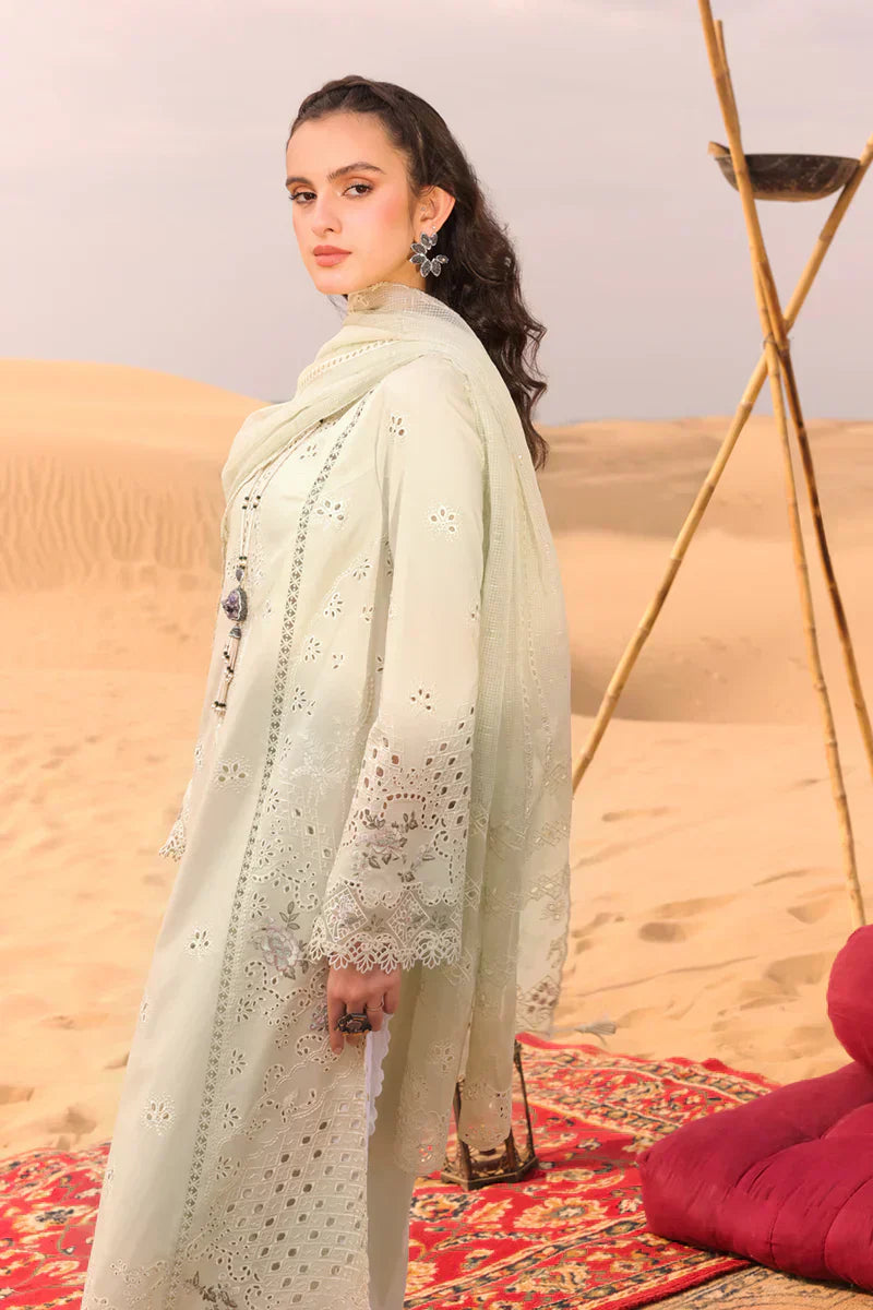 Qalamkar | Chikankari Eid Edit 24 | KM-04 SORCHA - House Of Hania