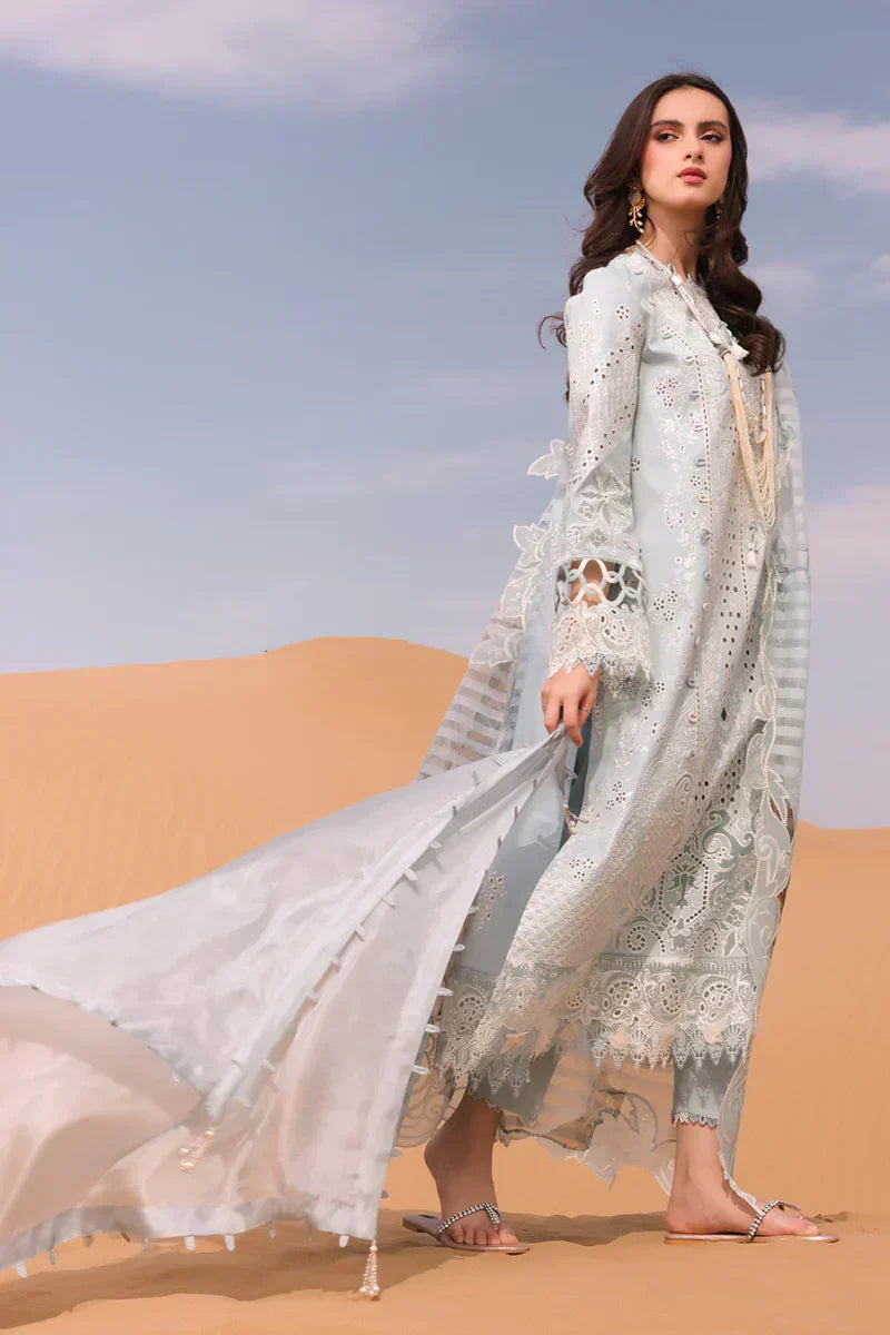 Qalamkar | Chikankari Eid Edit 24 | KM-06 APOLLINE - House Of Hania