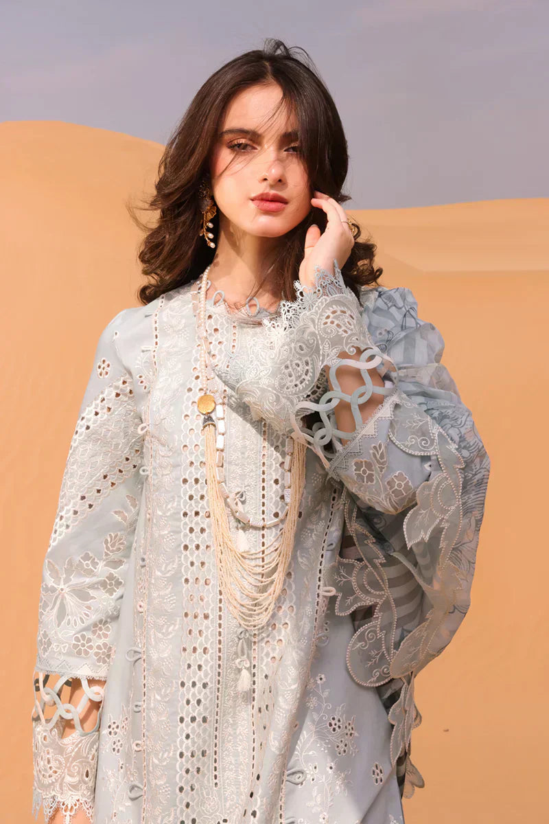 Qalamkar | Chikankari Eid Edit 24 | KM-06 APOLLINE - House Of Hania