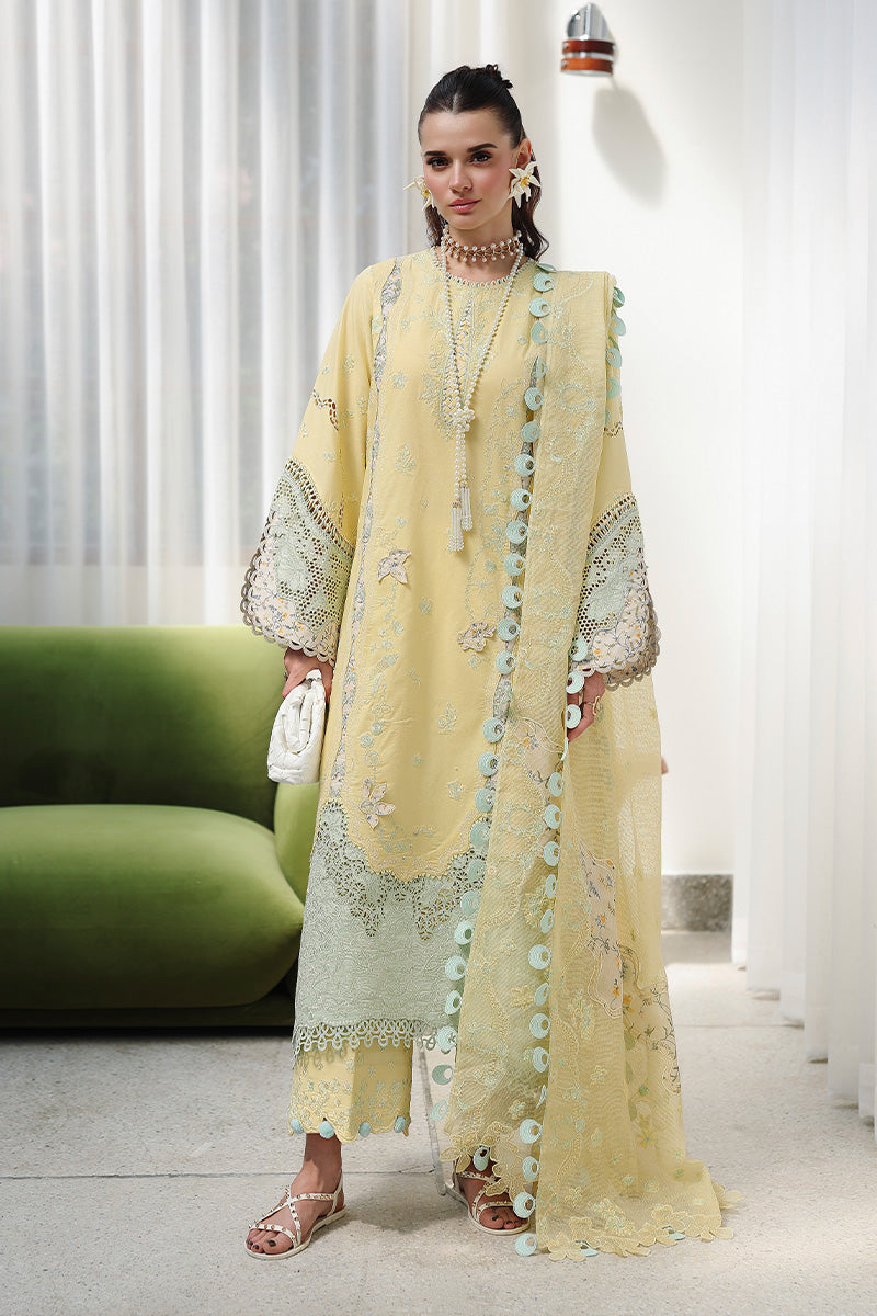 Qalamkar | Chikankari Eid Edit 26 | CM-02 AYLA - House Of Hania