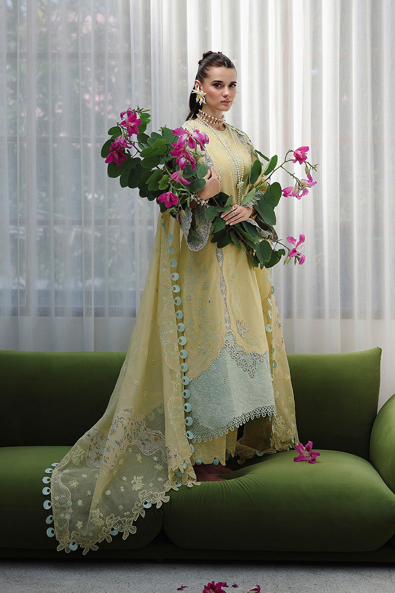 Qalamkar | Chikankari Eid Edit 26 | CM-02 AYLA - House Of Hania