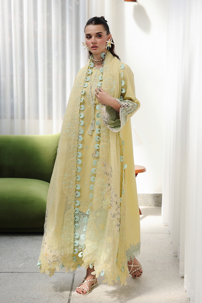 Qalamkar | Chikankari Eid Edit 26 | CM-02 AYLA - House Of Hania
