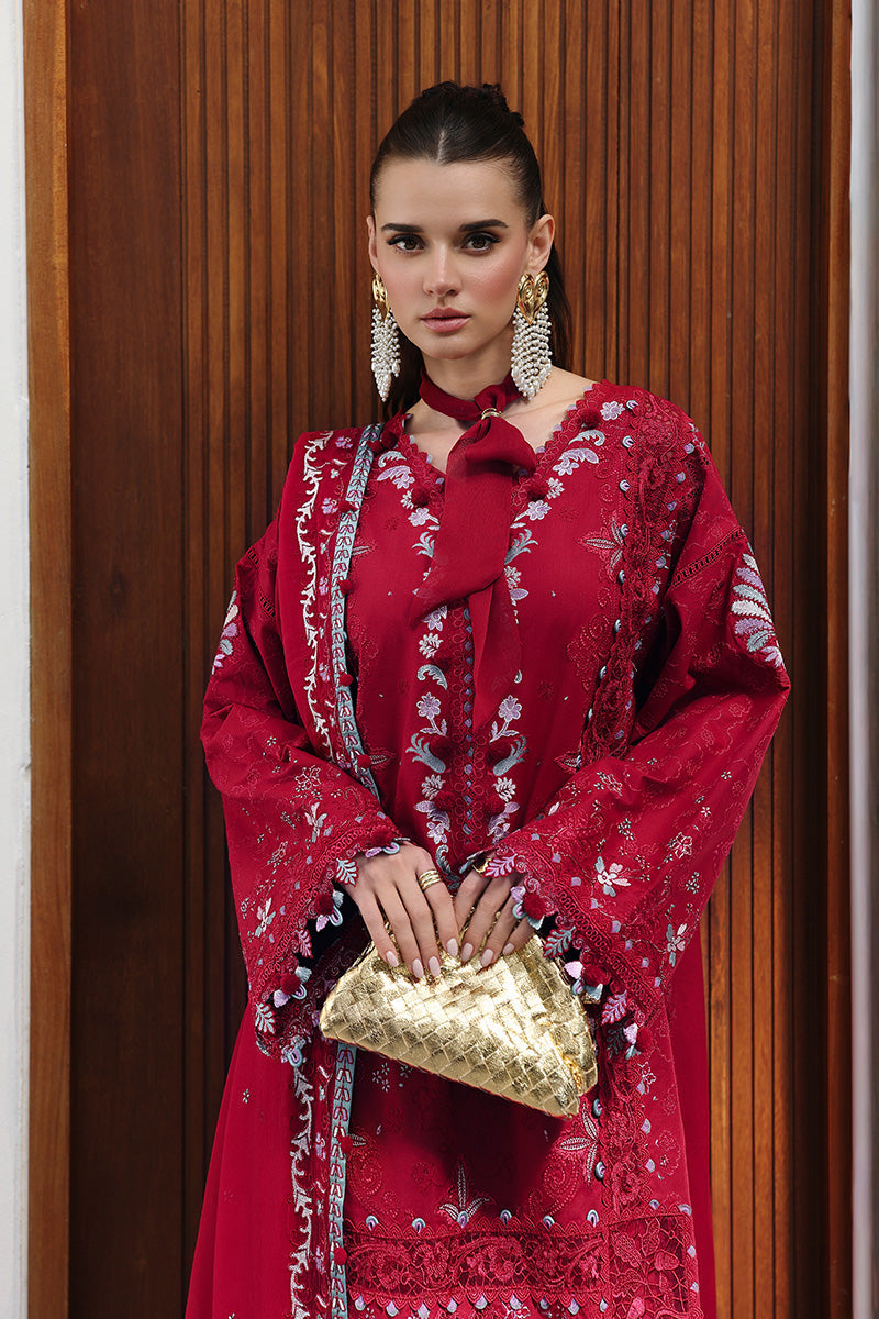 Qalamkar | Chikankari Eid Edit 26 | CM-03 RUBY - House Of Hania