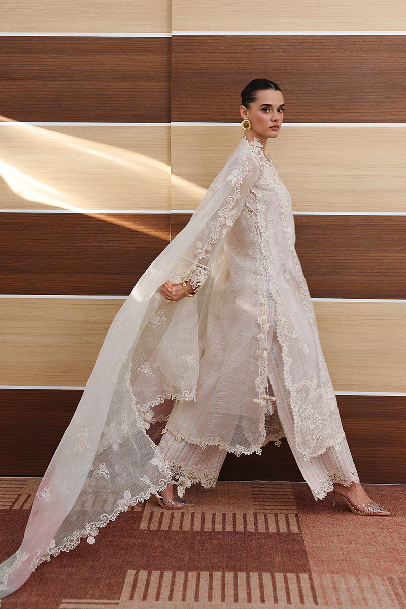 Qalamkar | Chikankari Eid Edit 26 | CM-04 ZIMAL - House Of Hania