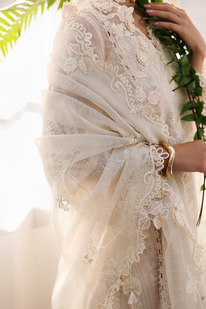 Qalamkar | Chikankari Eid Edit 26 | CM-04 ZIMAL - House Of Hania