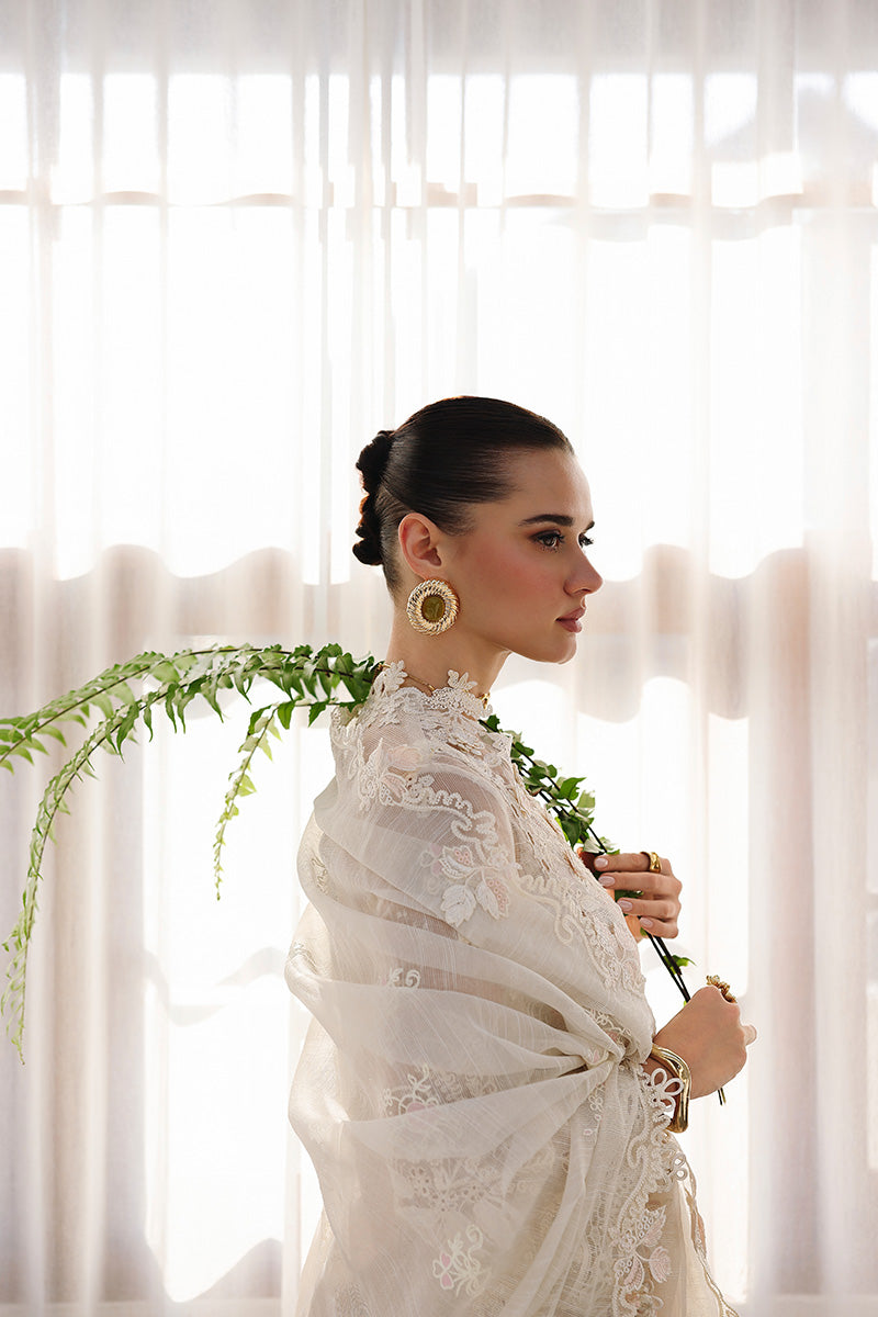 Qalamkar | Chikankari Eid Edit 26 | CM-04 ZIMAL - House Of Hania
