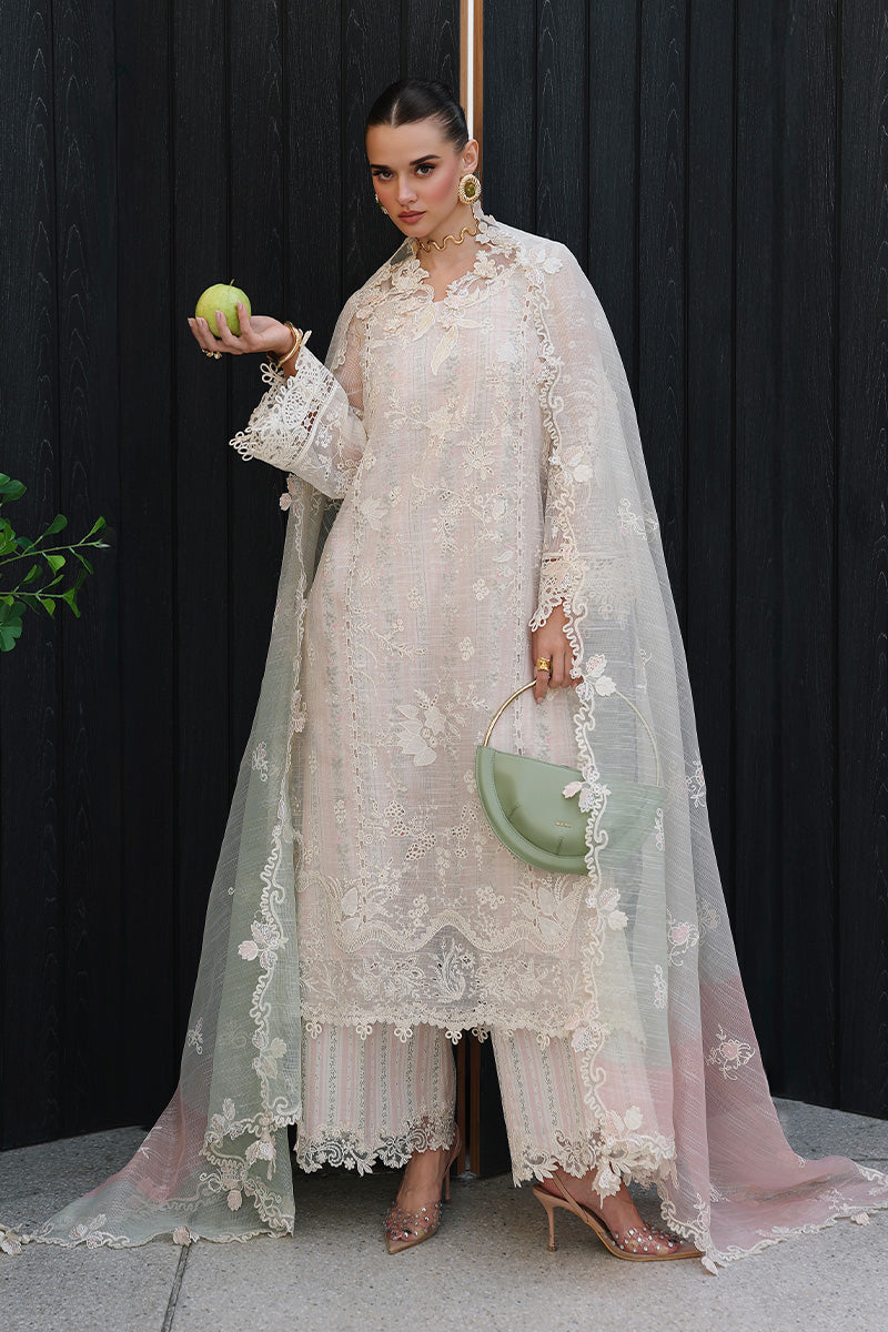 Qalamkar | Chikankari Eid Edit 26 | CM-04 ZIMAL - House Of Hania