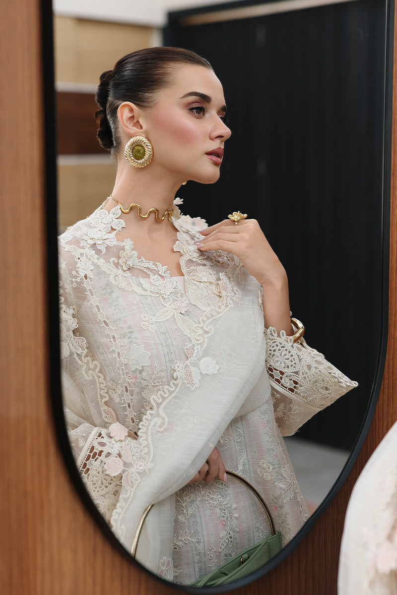 Qalamkar | Chikankari Eid Edit 26 | CM-04 ZIMAL - House Of Hania
