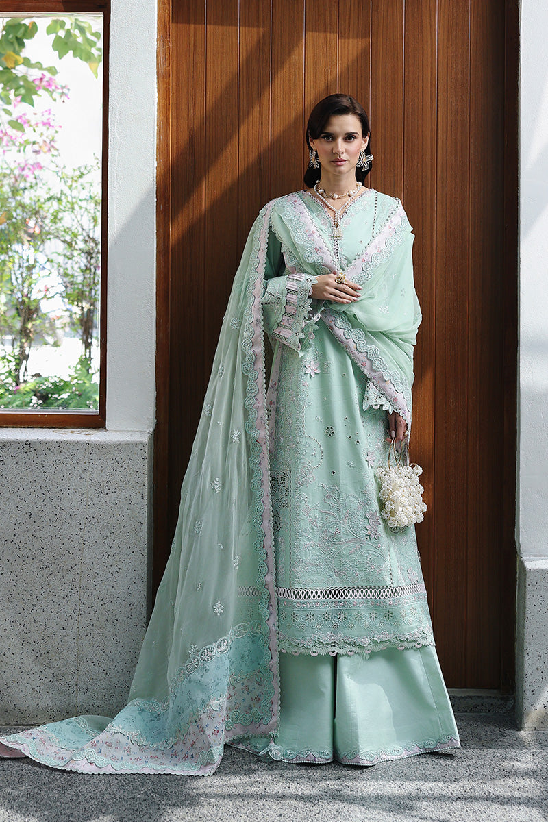 Qalamkar | Chikankari Eid Edit 26 | CM-08 SEREN - House Of Hania