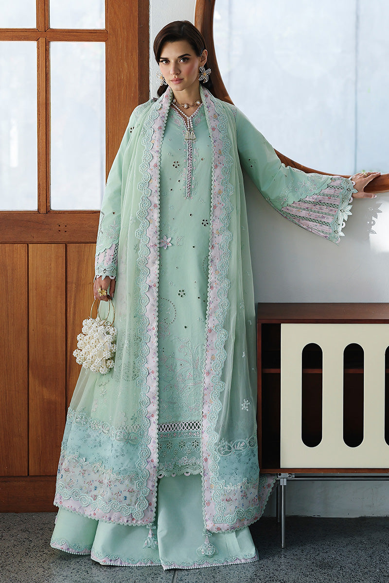 Qalamkar | Chikankari Eid Edit 26 | CM-08 SEREN - House Of Hania