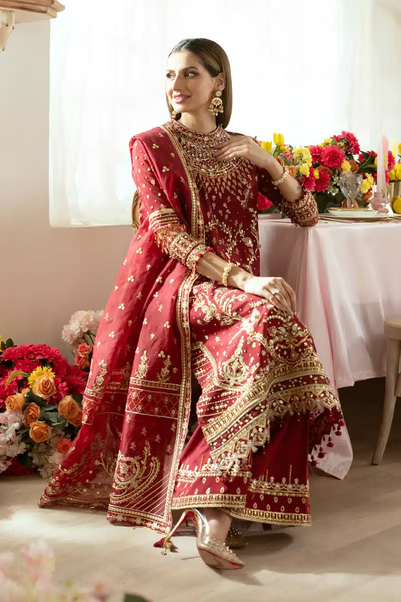Qalamkar | Dilnaz Wedding Formals | DN-03 ZAINA - House Of Hania