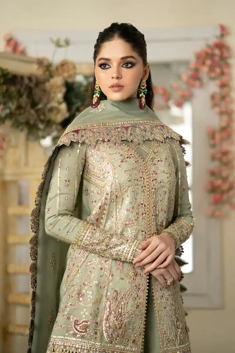 Qalamkar | Dilnaz Wedding Formals | DN-06 FARIZA - House Of Hania