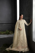 Qalamkar | Elirah Formals 25 | MF-04 IVORY GRACE - House Of Hania