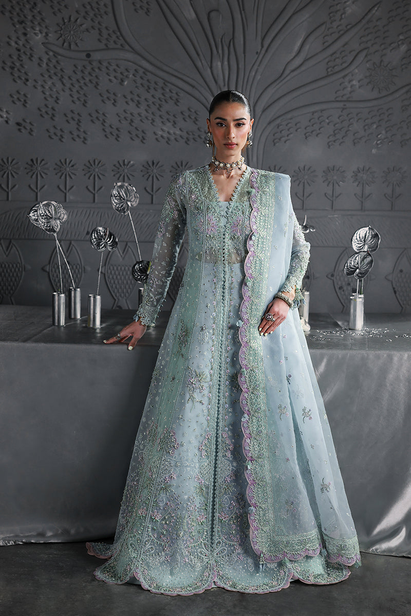 Qalamkar | Elirah Formals 25 | MF-08 SERENE AQUA - House Of Hania