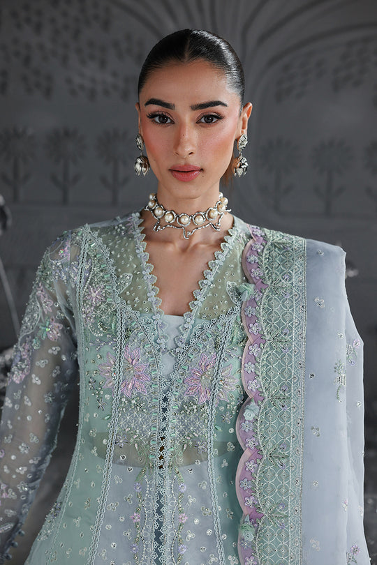 Qalamkar | Elirah Formals 25 | MF-08 SERENE AQUA - House Of Hania