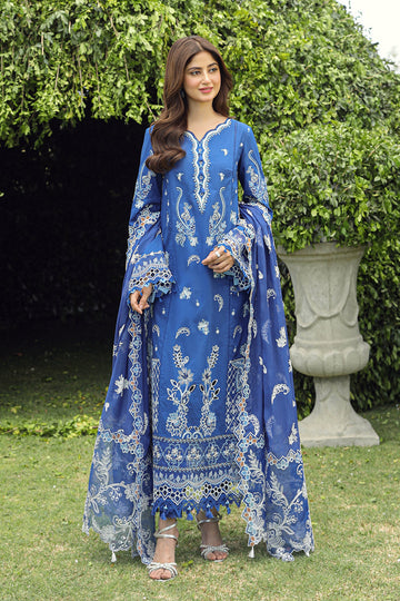 Qalamkar | Festive Lawn 2024 | PS-08 FARHEEN - House Of Hania