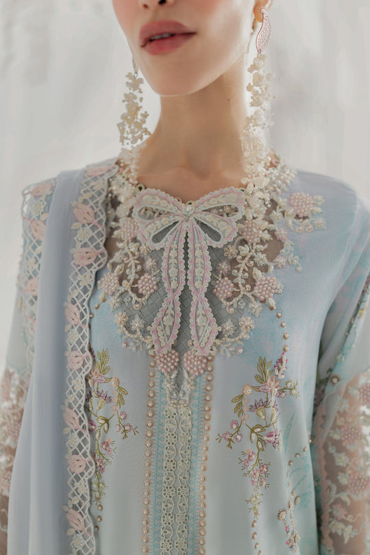 Qalamkar | Luxe Silk 25 | LK-01 KEEVA - House Of Hania