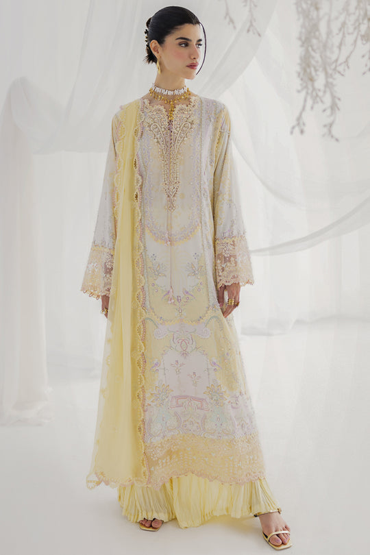 Qalamkar | Luxe Silk 25 | LK-03 LENI - House Of Hania