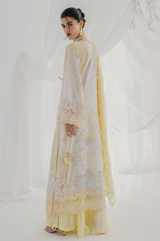 Qalamkar | Luxe Silk 25 | LK-03 LENI - House Of Hania