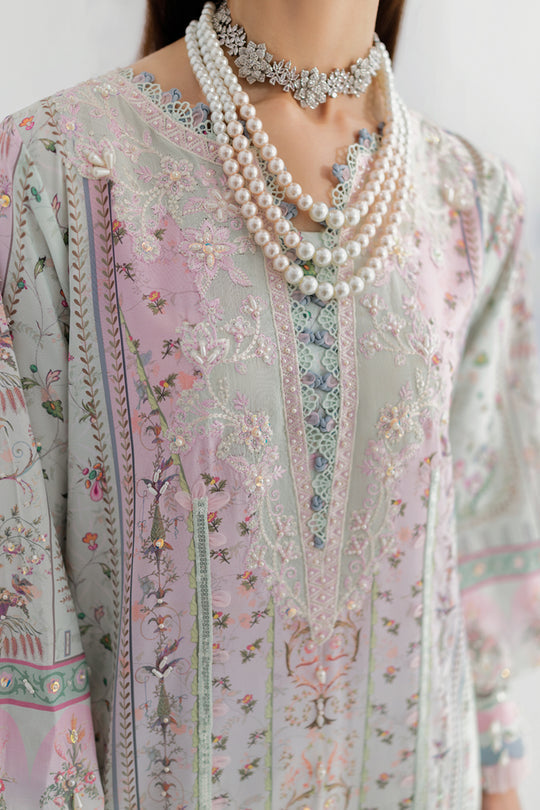 Qalamkar | Luxe Silk 25 | LK-07 IDA - House Of Hania