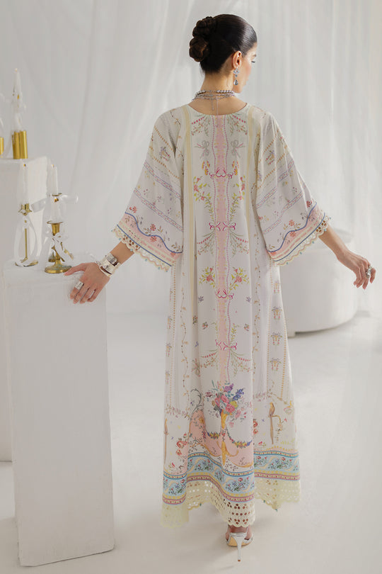 Qalamkar | Luxe Silk 25 | LK-08 BIANCA - House Of Hania