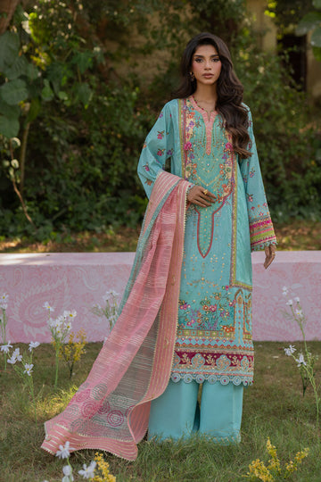 Qalamkar | Luxe Silk |   UA-06 SARA - House Of Hania