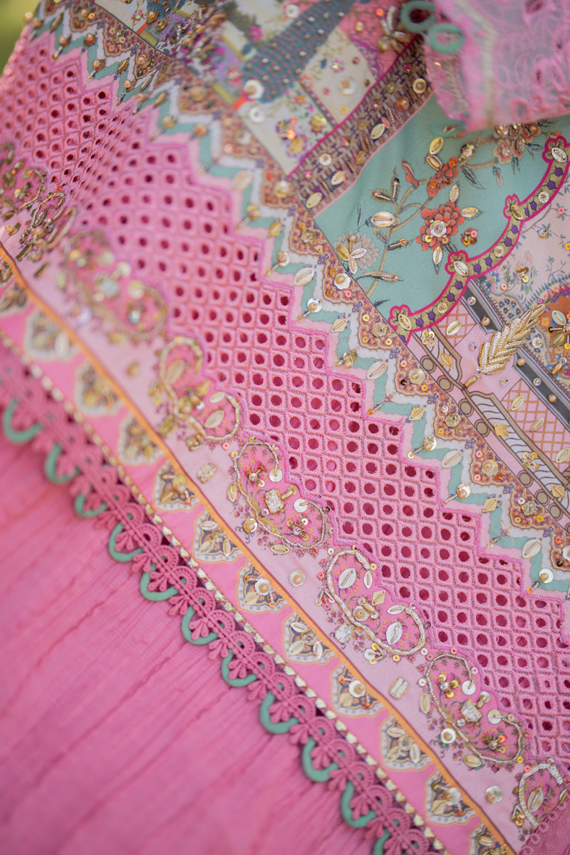 Qalamkar | Luxe Silk |   UA-07 TESSA - House Of Hania