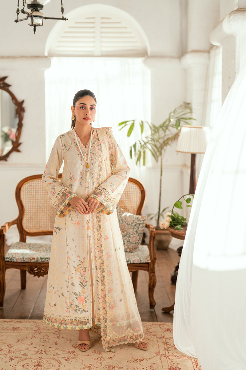 Qalamkar | Luxury Lawn Eid Edit | SB-01 Rina - House Of Hania