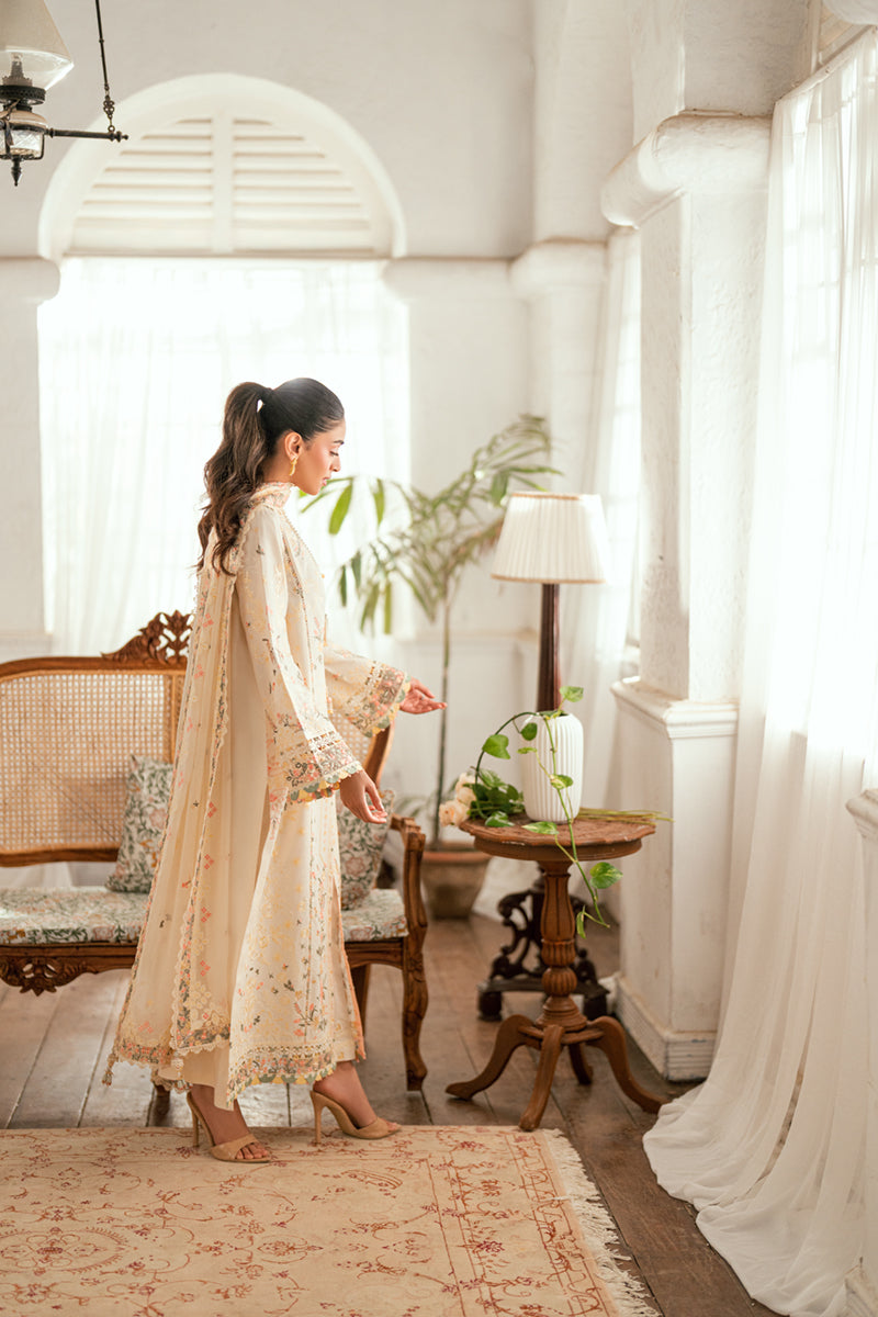 Qalamkar | Luxury Lawn Eid Edit | SB-01 Rina - House Of Hania