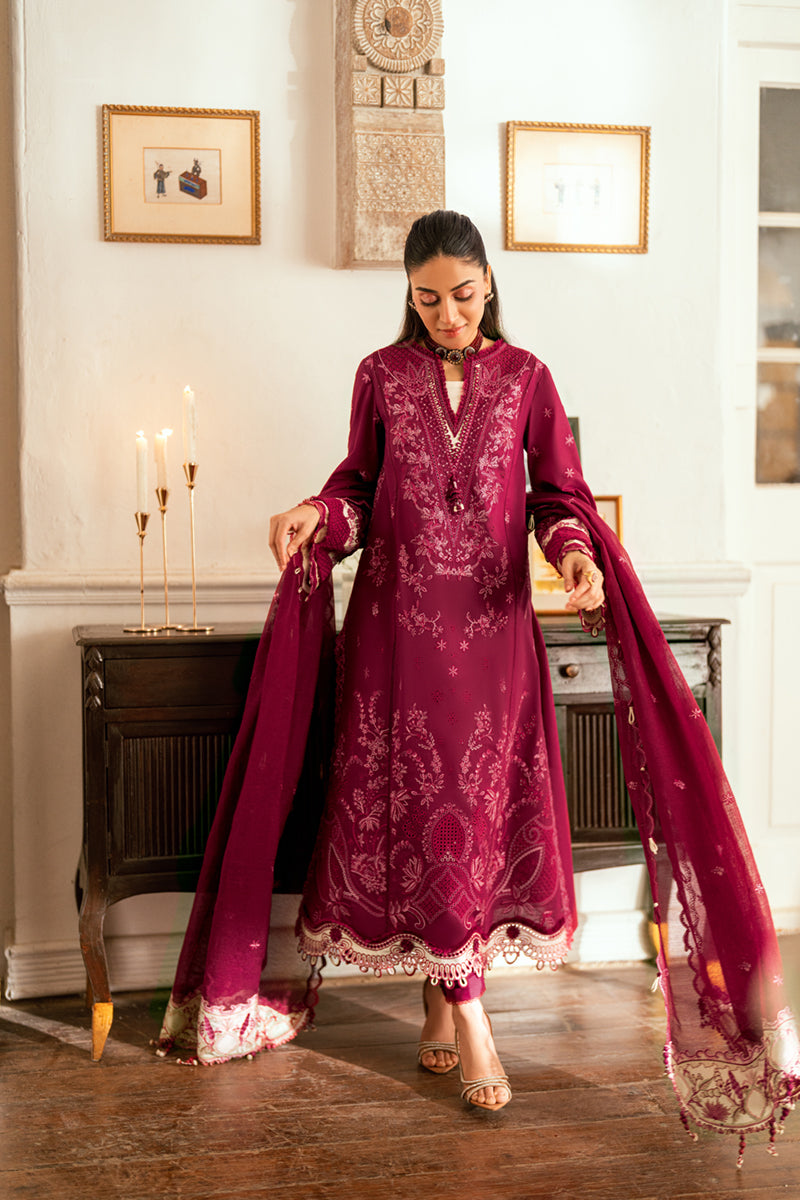 Qalamkar | Luxury Lawn Eid Edit | SB-02 Sameen - House Of Hania