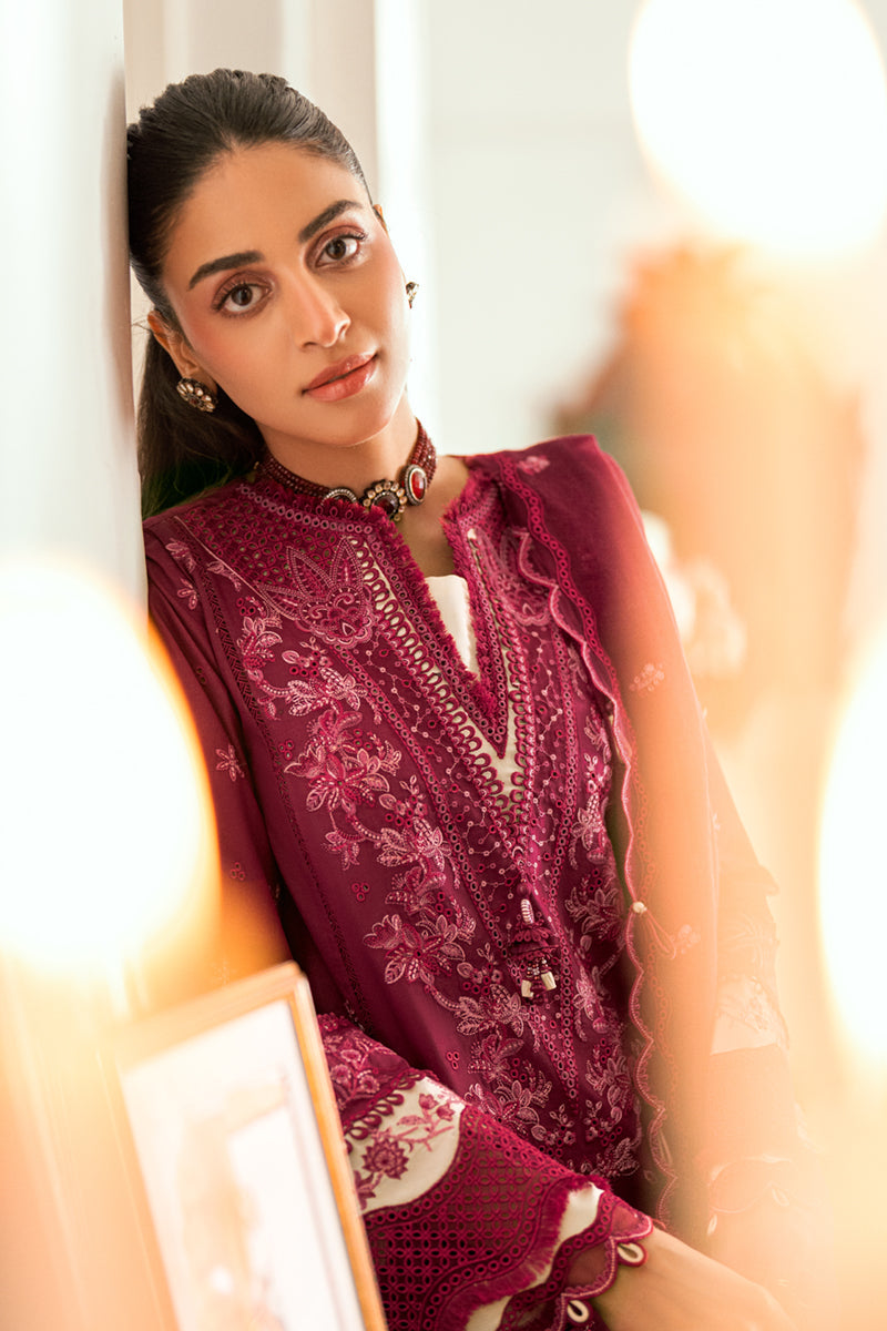 Qalamkar | Luxury Lawn Eid Edit | SB-02 Sameen - House Of Hania