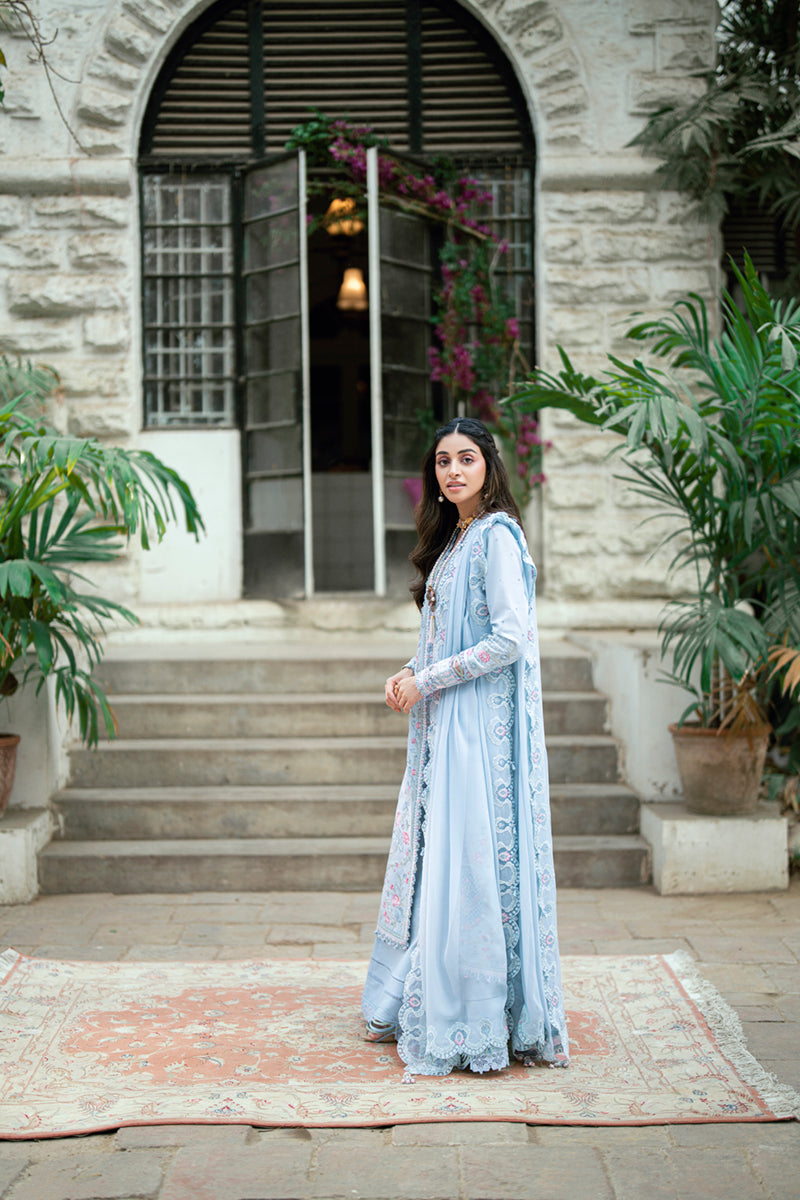 Qalamkar | Luxury Lawn Eid Edit | SB-04 Zarish - House Of Hania