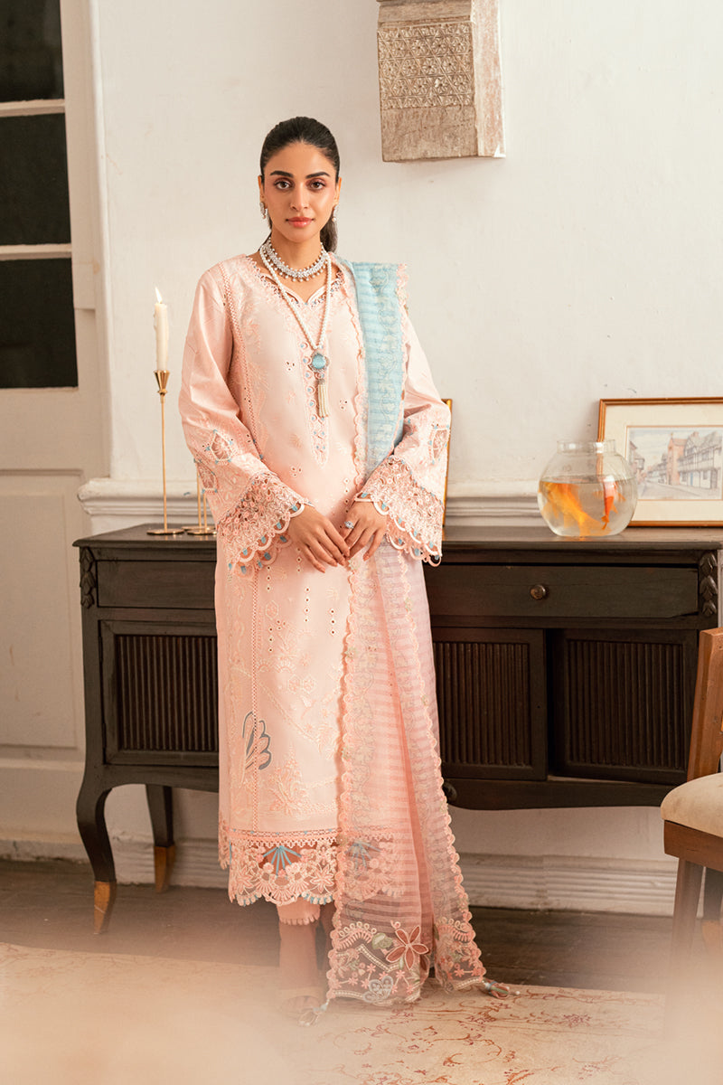 Qalamkar | Luxury Lawn Eid Edit | SB-05 Aleeza - House Of Hania