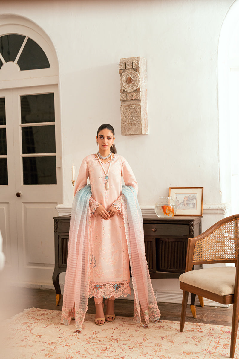 Qalamkar | Luxury Lawn Eid Edit | SB-05 Aleeza - House Of Hania