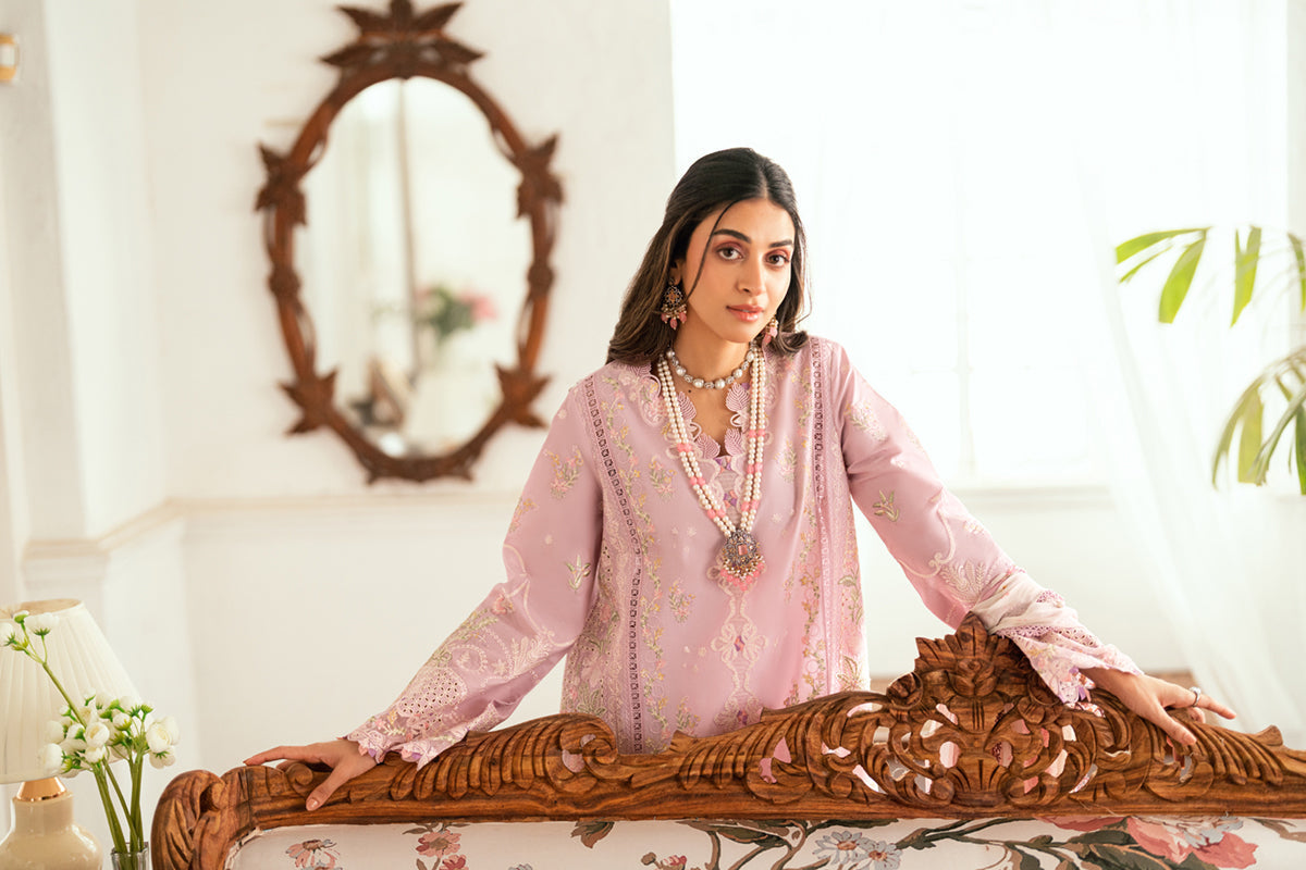 Qalamkar | Luxury Lawn Eid Edit | SB-06 Komal - House Of Hania