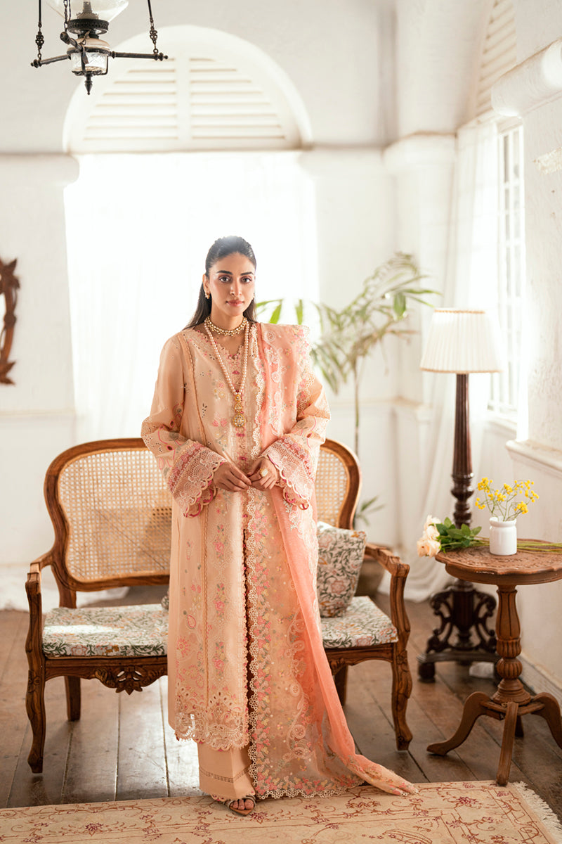 Qalamkar | Luxury Lawn Eid Edit | SB-07 Zoya - House Of Hania