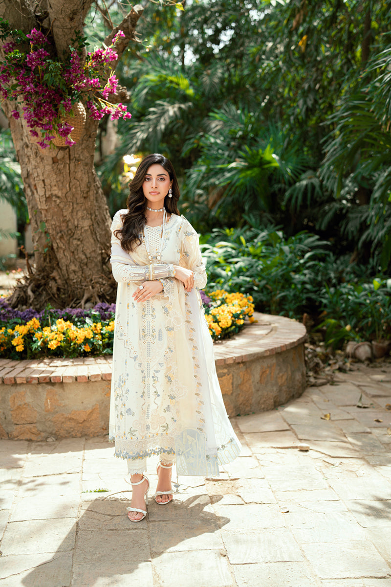 Qalamkar | Luxury Lawn Eid Edit | SB-09 Adeena - House Of Hania