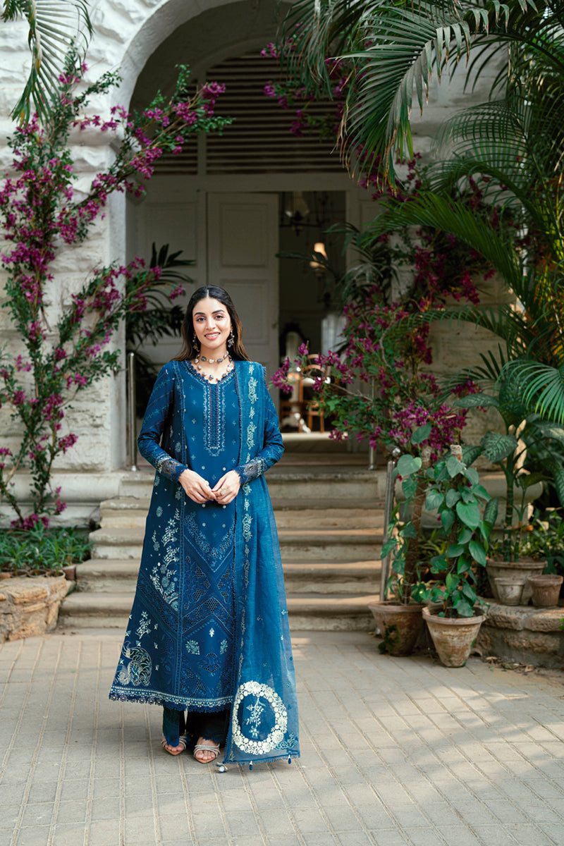 Qalamkar | Luxury Lawn Eid Edit | SB-11 Noray - House Of Hania