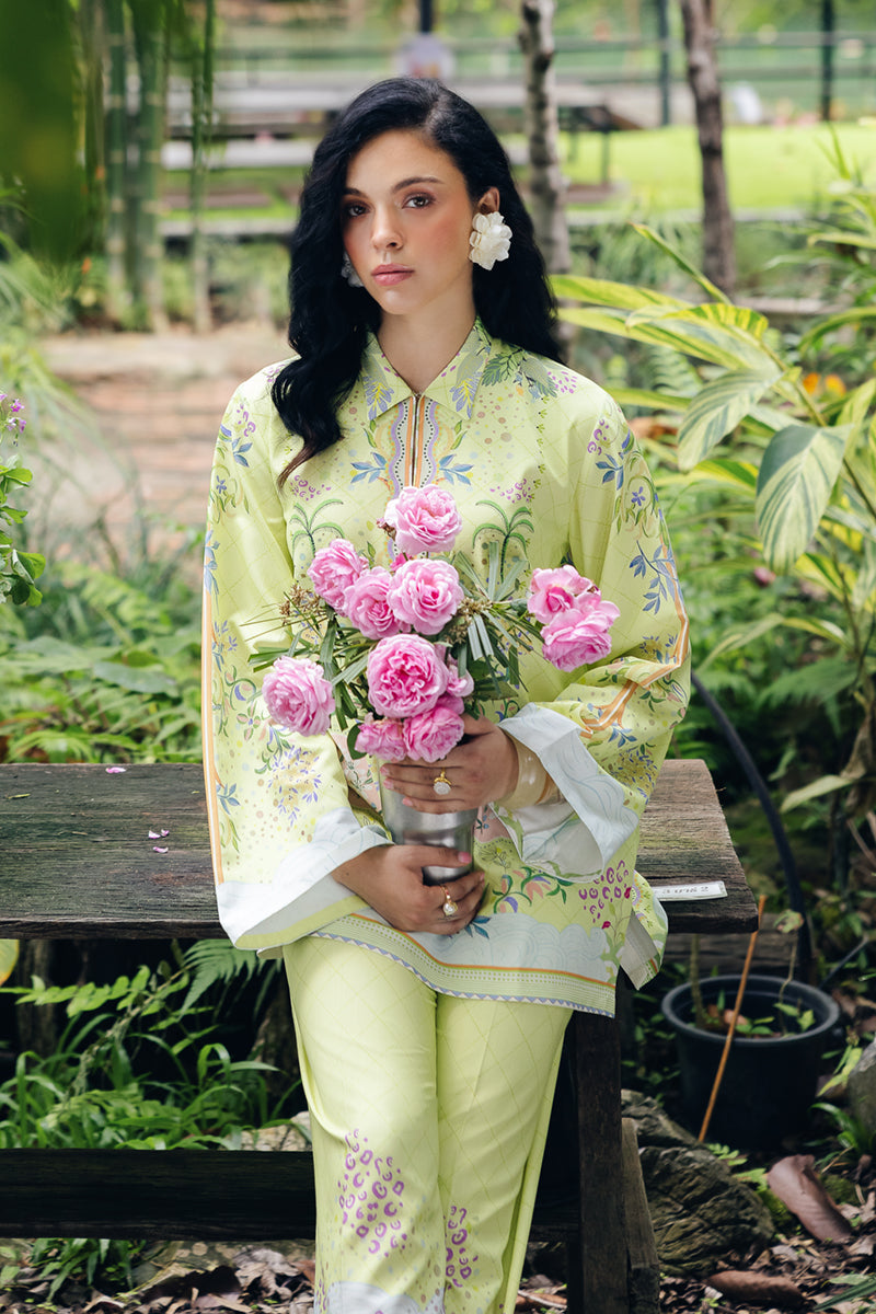 Qalamkar | Printed Co Ords 25 | OP-03 Alva - House Of Hania