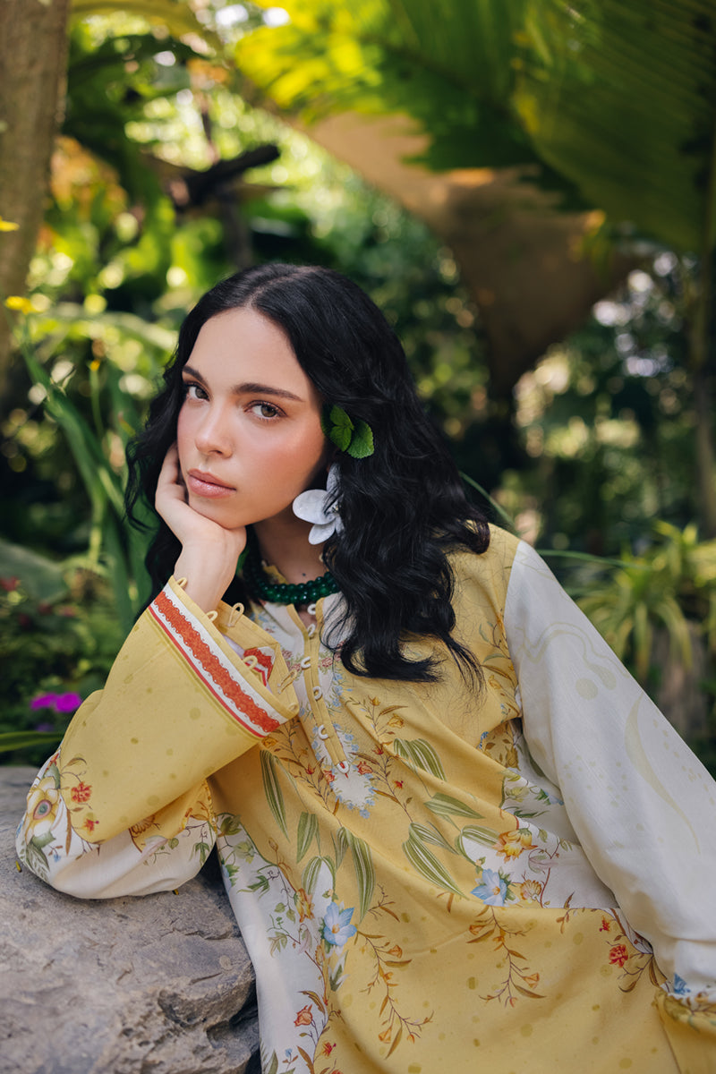 Qalamkar | Printed Co Ords 25 | OP-04 Tena - House Of Hania