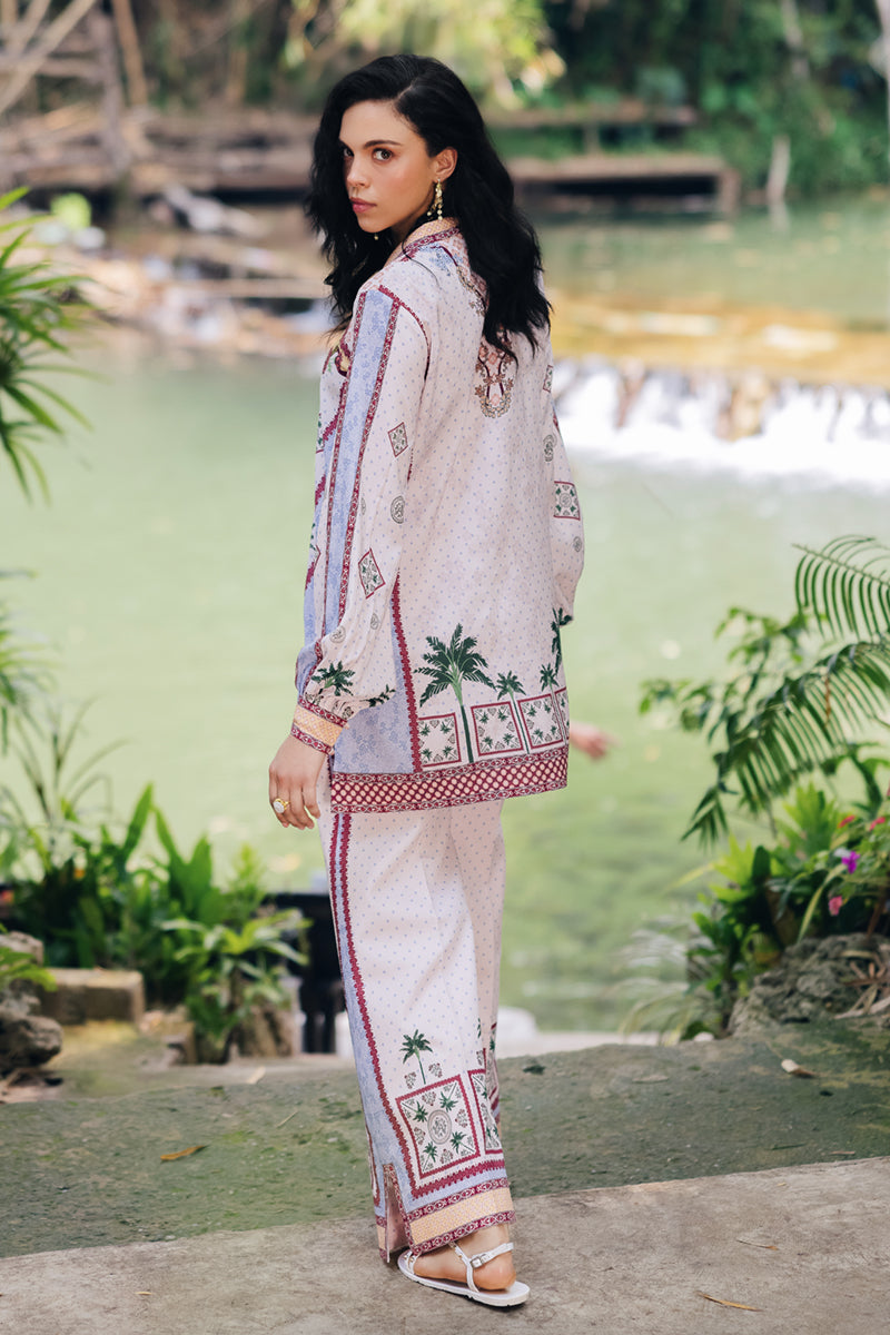 Qalamkar | Printed Co Ords 25 | OP-05 Rihana - House Of Hania