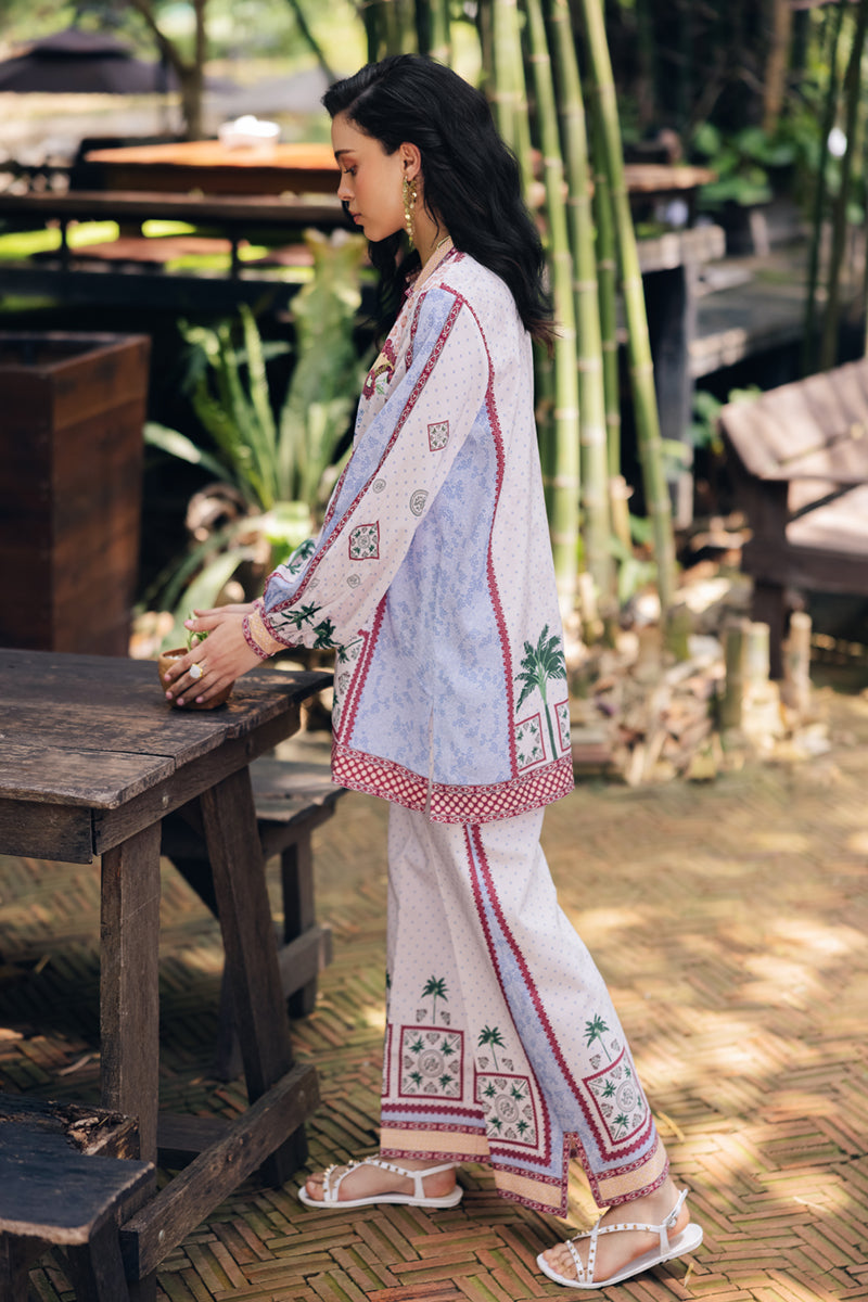 Qalamkar | Printed Co Ords 25 | OP-05 Rihana - House Of Hania