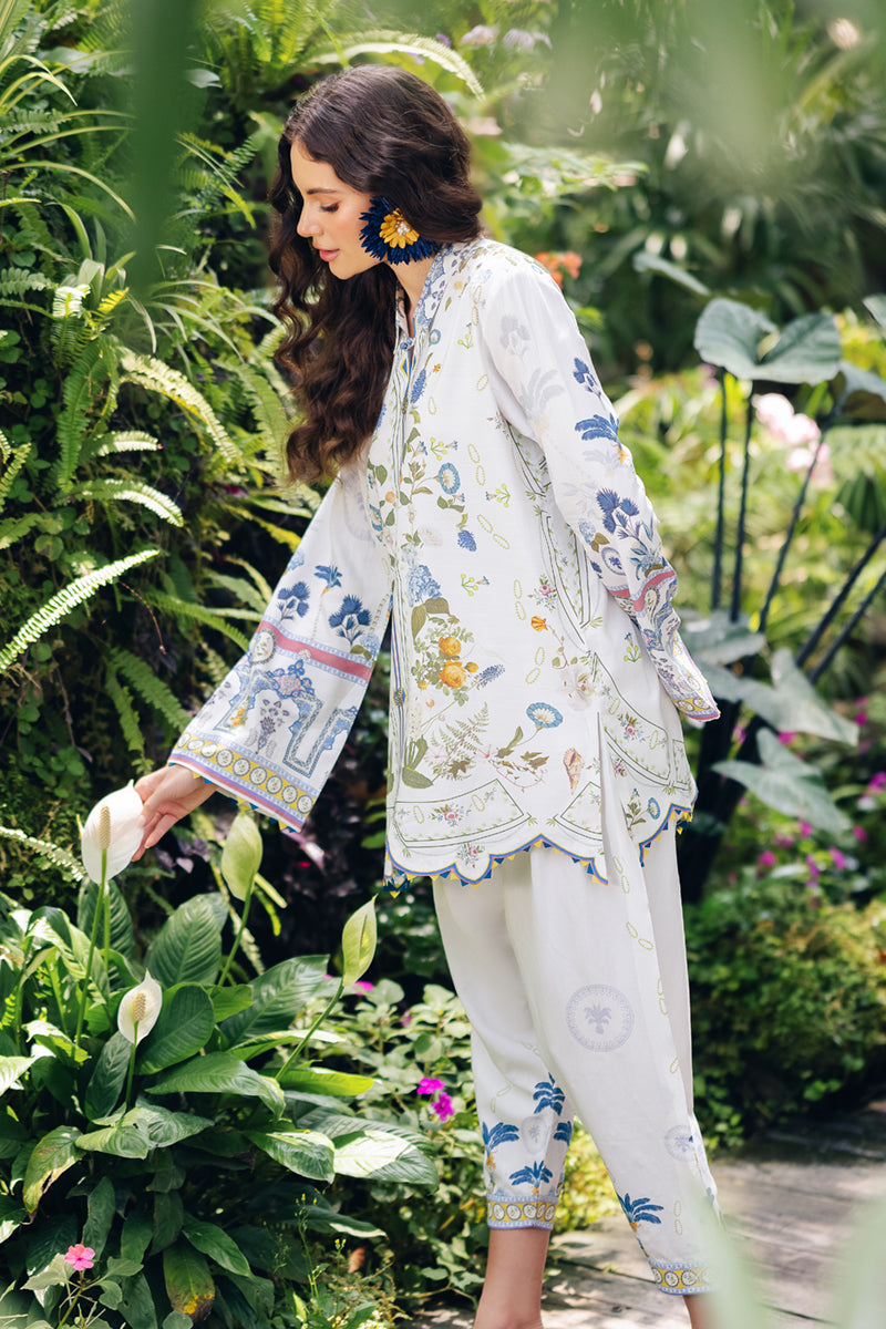 Qalamkar | Printed Co Ords 25 | OP-06 Ilsa - House Of Hania