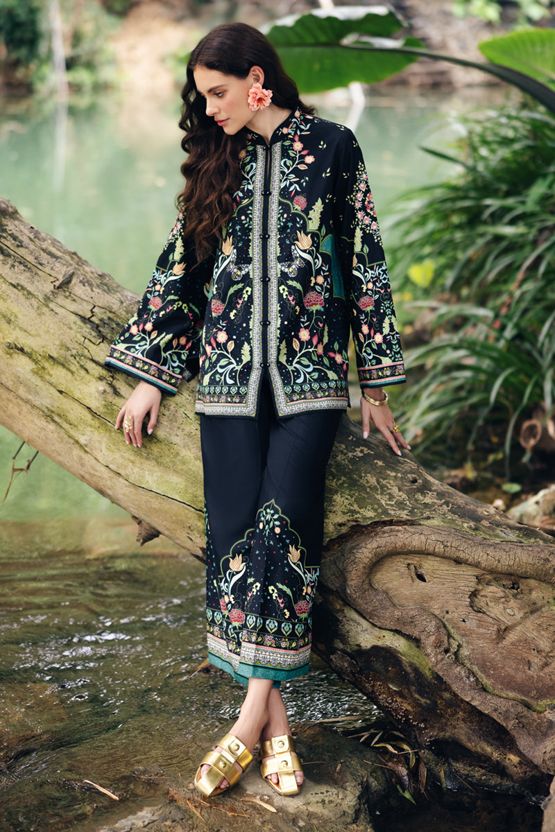 Qalamkar | Printed Co Ords 25 | OP-07 Rane - House Of Hania