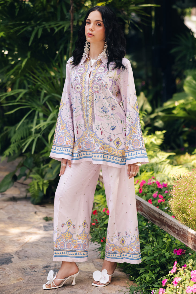 Qalamkar | Printed Co Ords 25 | OP-08 Ruhi - House Of Hania