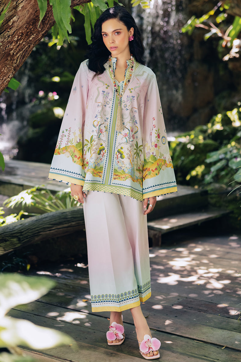 Qalamkar | Printed Co Ords 25 | OP-09 Sigr - House Of Hania